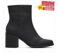 Botas Formales De Cuero Para Mujer Toms Evelyn De Moda Negras