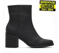 Botas Formales De Cuero Para Mujer Toms Evelyn De Moda Negras