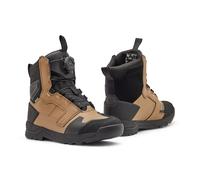 FOX Defend ADV Botas de moto impermeables, negro-marrón, tamaño 45 para Hombres