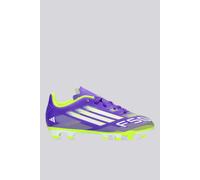 Adidas Botas de fútbol F50 Club Unisex niños FG/MG Purple Rush/Cloud White/Lucid Lemon 30 EU