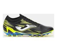 Botas fútbol propulsion top 25 césped artificial ag negro amarillo 45