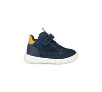 Geox B HYROO BOY, Barco Ankle para Bebé-Niños, NAVY/OCHRE, 26 EU