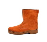 Botas hombre con cremallera lateral - Piel Serraje, Antideslizantes - Bota para trabajo de Campo, Agrícola, Huerto y Uso Diario (Arena, Sistema tallas calzado EU, Adulto, Números, mediano, 42)