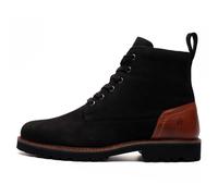 Botas Hush Puppies Maguire Para Hombre De Moda Casual En Cuero Nubuck Negro