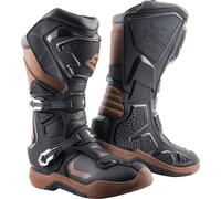 Bogotto RMXA Botas impermeables de Enduro / Motocross, negro-marrón, tamaño 48 para Hombres
