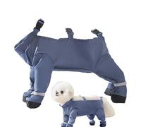 Botas impermeables para perros con tirantes, botas ajustables de 230 g, a prueba de suciedad, anticaídas, zapatos suaves para perros, nunca vuelvas a perder un zapato de bota o calcetín