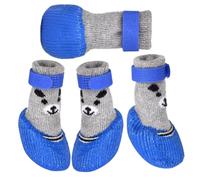 Botas impermeables para perros, zapatos antideslizantes para cachorros, protectores de patas de perro, zapatos ajustables con pinzas, correas reflectantes impermeables, patas lesionadas, protectores