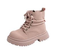 Botas Invierno Niño 36 - Es De Ante De Moda para S con Cremallera Lateral Y Diseño con Cordones para Otoño E Invierno Suela Cómoda (315 Little Child)