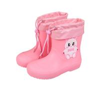 Botas Lluvia NiñO - Botas de lluvia para niñas con forro polar extraíble diseño de dinosaurio y conejito suela suave para uso diario primavera verano y otoño