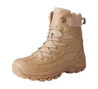 Botas militares militares de combate para hombre, botas tácticas, altas botas de senderismo, resistentes al desgaste, antideslizantes, para exteriores, botas de trekking, botas medias, botas de