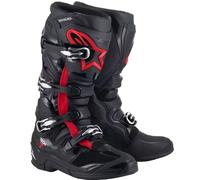Botas motocross Alpinestars TECH 7 negro-rojo fluo 43
