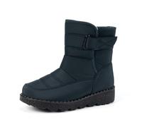 Botas Mujer Nieve Impermeables,Botas De Nieve De Invierno Para Mujer Antideslizantes CáLidas Con Forro Polar Informales Para Exteriores Para Mayor Comodidad En Climas FríOs