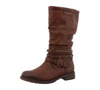 Botas Mustang Para Damas Con Correa, Tachas Y Hebilla 15M0052003
