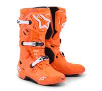Botas MX Alpinestars Tech 10 Supervented Naranja Flúor/Negro/Blanco48 Naranja Flúor,Negro,Blanco