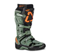 Leatt 4.5 HydraDri botas impermeables de motocross, negro-verde, tamaño 44 45