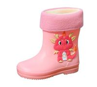 Botas Niña Invierno 34 - Zapatos para S De Lluvia para Mujer Tobillo De Lluvia Resbalón En De Jardín Zapatos De Goma (140)