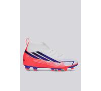 Botas de fútbol adidas F50 Hyperfast Club Mid Fg/Mg J Blanco Infantil 37 1/3
