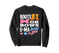Botas O Lazos G Ma Loves You Género Revelar Abuela Western Sudadera