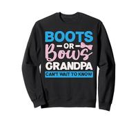Botas o Lazos Que el Abuelo no Puede Esperar para Saber Que el bebé Revele Sudadera