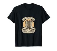 Botas Occidentales del Desierto Estilo rústico Retro ilustración Camiseta