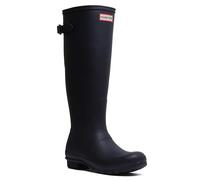 HUNTER Original Espalda Adj Alto Ajustable Mujer Botas En Azul Marino GB 3-8
