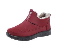 Botas ortopédicas para mujer, botas de soporte de arco para mujer, botas de nieve de invierno para hombres y mujeres, forro de piel, botines cálidos para exteriores, impermeables, ortopédicos para