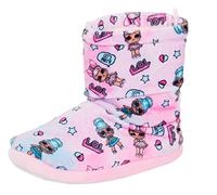 Botas Pantuflas de Muñecas LOL Surprise para Niñas Pantuflas Forradas de Piel Sintética Para Niños Botines Cálidos Zapatos de Casa, Rosa, 28-29 EU