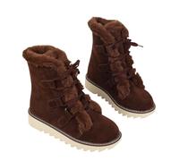 Botas para mujer del Reino Unido, botas vaqueras para mujer, sin cordones, duraderas, puntera cuadrada, media altura, con cordones, cremallera, zapatos de tacón bajo para fiestas temáticas, conciertos