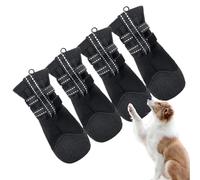Botas para perros - Protectores impermeables para patas, paquete de 4 zapatos antideslizantes a prueba de fugas para mascotas | Protección para todo tipo de clima para caminatas y caminatas sobre asfa