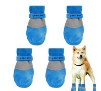 Botas para perros - Zapatos para pasear perros | Botines para perros con suela de goma antideslizante, fundas impermeables para pies, impermeables para mascotas, protectores de patas de cachorro para
