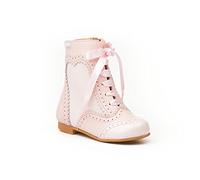 Botas Pascualas Charol-Napa para Niñas Todo Piel mod.1000. Calzado Infantil Made in Spain, Garantia de Calidad. (26, Rosa)