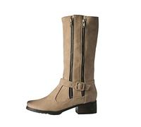 Botas Piel Mujer, Botas Negras Media Caña Militares Tacon Fiesta Calcetin Botas Comodos Botas Moteras Moto Botines Elegantes Botas Media Caña Botas Ancho Especial Altas Militares Biker