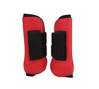 Botas Protectores de Caballos, Botas de tendón del Caballo Delantero Abiertos, Botas Frontales de puñas de Concha, protección de Pierna Segura, para Viajar, Saltar, Montar en (Medium)