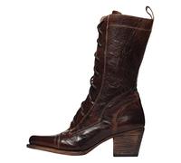 Botas S Cuña a media pantorrilla Otoño e Invierno Comercio Exterior Grande Moda Retro con Cordones Cómodo Tacón de Tacón Grueso Botas de Playa, marrón, 40 EU