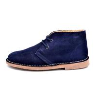 Botas Safari de Piel Serraje con Borreguito para Hombre y Mujer - Pisamierdas/Pisacacas/Pisamonas - Antideslizantes, Hechas en España (Marino, Sistema tallas calzado EU, Adulto, Números, mediano, 42)