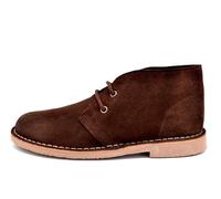 Botas Safari de Piel Serraje para Hombre y Mujer - Pisamierdas/Pisacacas/Pisamonas Clásicas - Suela Antideslizante, Hechas en España (Marrón, Sistema tallas calzado EU, Adulto, Números, mediano, 45)