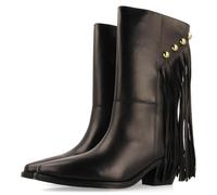 Botas TACÓN Piel Flecos Y TACHAS Brunswick