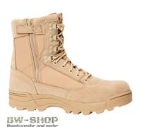 BOTAS TÁCTICAS BRANDIT RV SWAT BOOT ZIPPER EJÉRCITO ZAPATOS AL AIRE LIBRE BOT...
