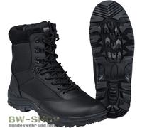 Brandit Botas Tácticas De Combate Militar La Policía De Seguridad De Cuero Negro