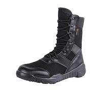 Botas tácticas militares de lona transpirable de malla de combate ultraligeras para hombre, zapatos de seguridad de las fuerzas especiales