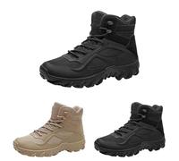 Botas tácticas para hombre, botas de combate ligeras, militares duraderas, botas de trabajo para hombre, botas de desierto al aire libre, botas de senderismo, botas de camping, botas con cordones