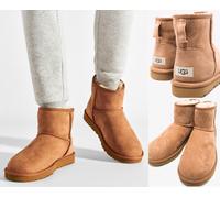 Botas UGG Classic Mini Botín Shearling Castaño Ante