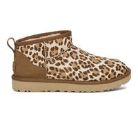 Ugg - Botas y botines mujer - W Classic Ultra Mini Plains Felicity Leopard Jasmine para Mujer de Lana - Talla 7 US - Marrón Marrón 7 US