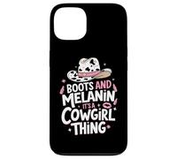 Botas Vaqueras afroamericanas del Oeste de Texas Melanina Carcasa para iPhone 13