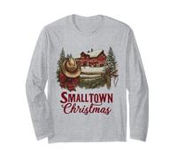 Botas Vaqueras de Navidad para Ciudad pequeña Manga Larga