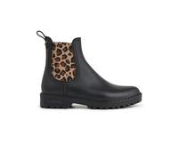 Botas Agua Gaudi Mate Animal Negro-Leopardo