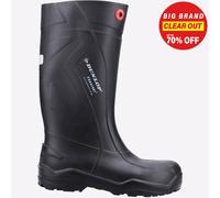 Botas Wellington De Seguridad Completa S5 Para Hombre Dunlop Purofort+ Negras