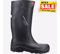 Botas Wellington De Seguridad Completa S5 Para Hombre Dunlop Purofort+ Negras