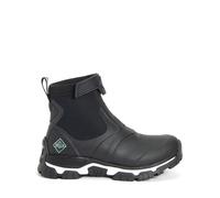 Muck Boots Apex Mid Zip, Botas de Lluvia Mujer, Black/White, 26.5 EU