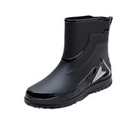 Botas Wellington para hombre, impermeables, botas de lluvia Chukka para hombre, ajuste ancho, zapatos de una sola pieza sin costuras, suela antideslizante para días lluviosos, citas de fin de semana
